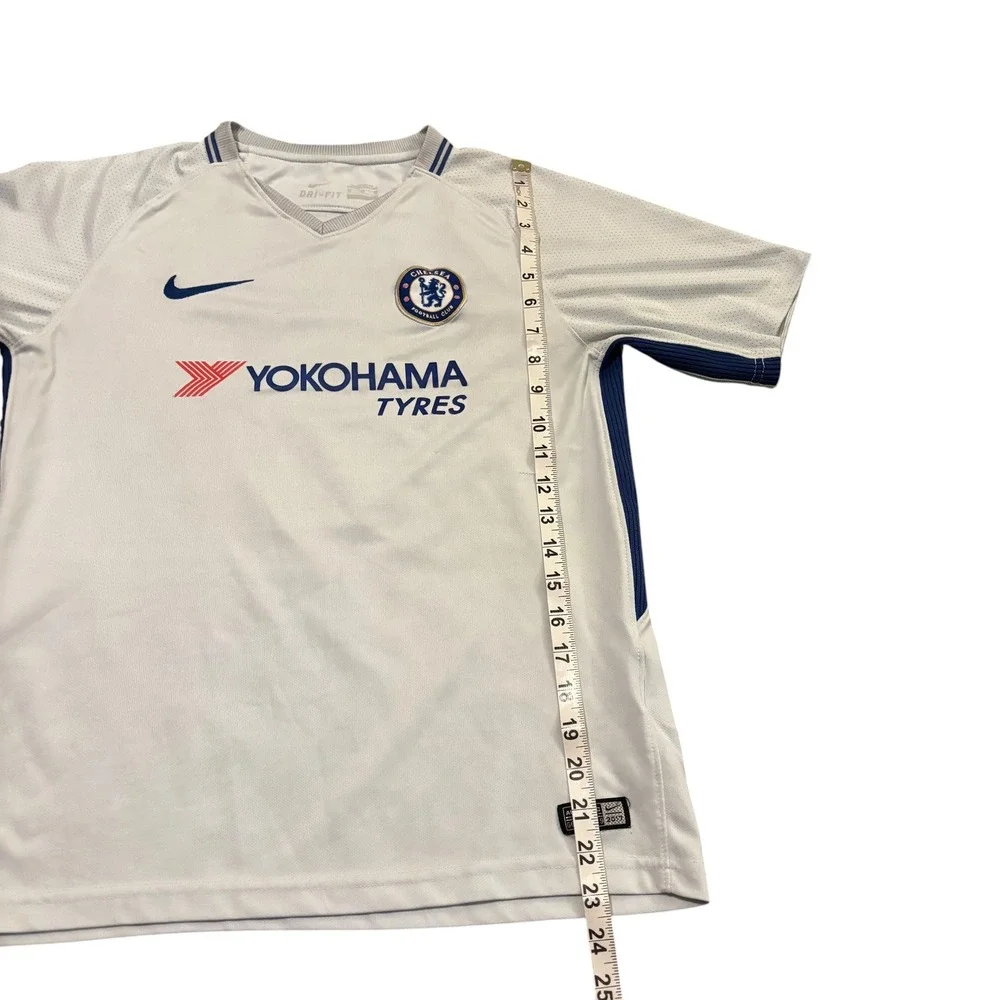 Nike Chelsea FC 2017-18‎ Away Jersey White Blue Mens Medium Fabregas Number 4